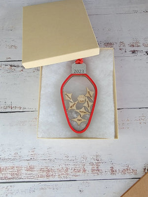 2025 Family Ornament Light Bulb Edition EverLee Creations