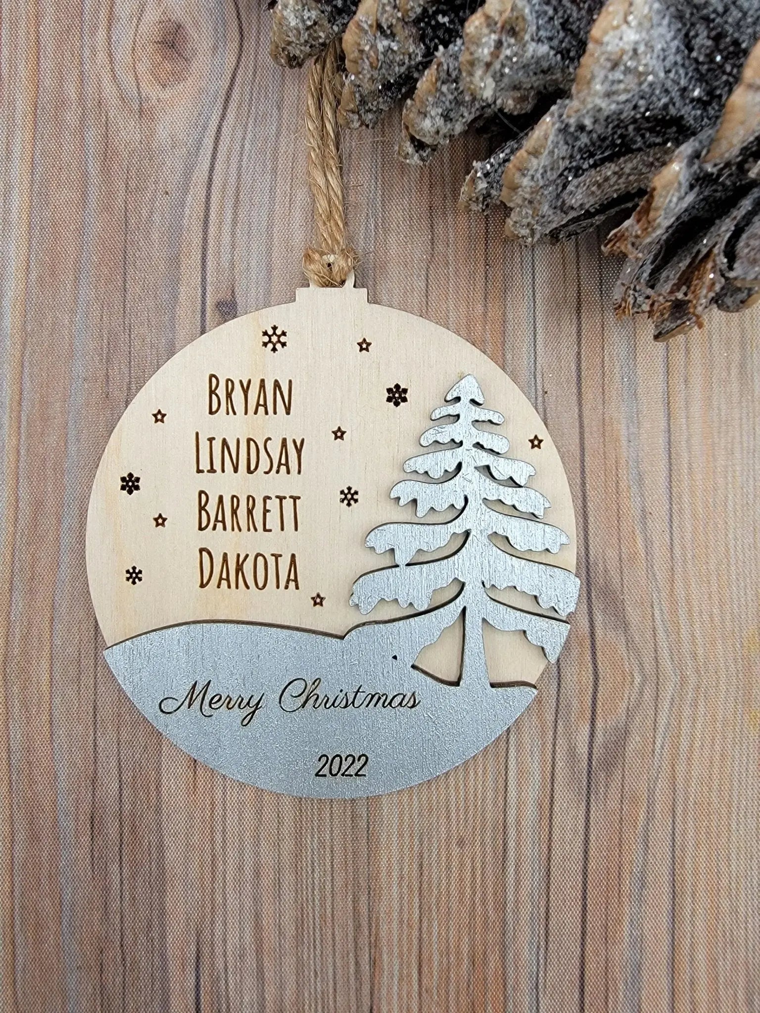 2025 Family Ornament Winter Edition EverLee Creations