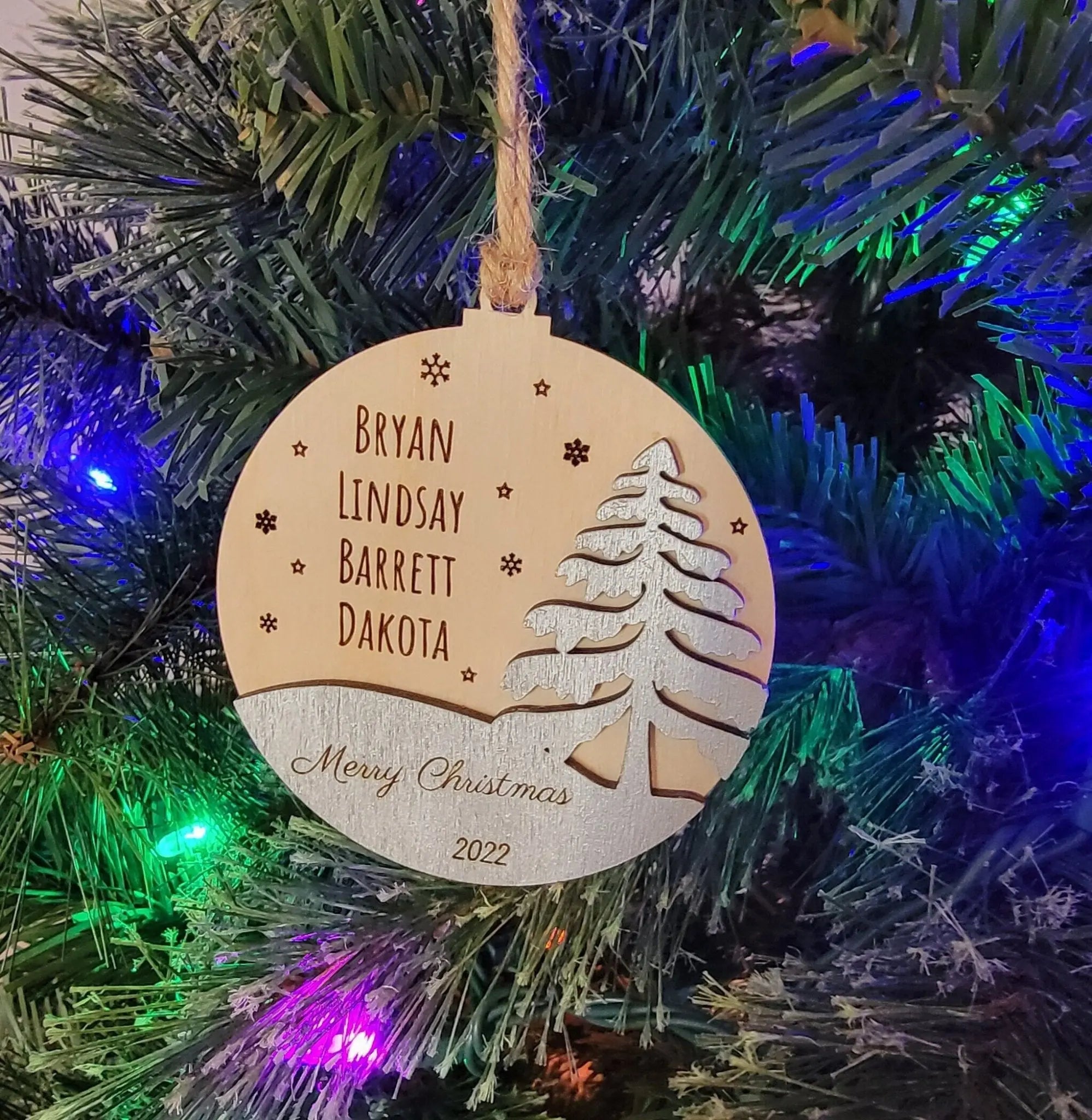2025 Family Ornament Winter Edition EverLee Creations