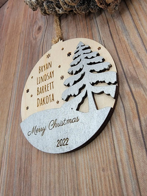 2025 Family Ornament Winter Edition by EverLee Creations, Southern home decor detail photo 3