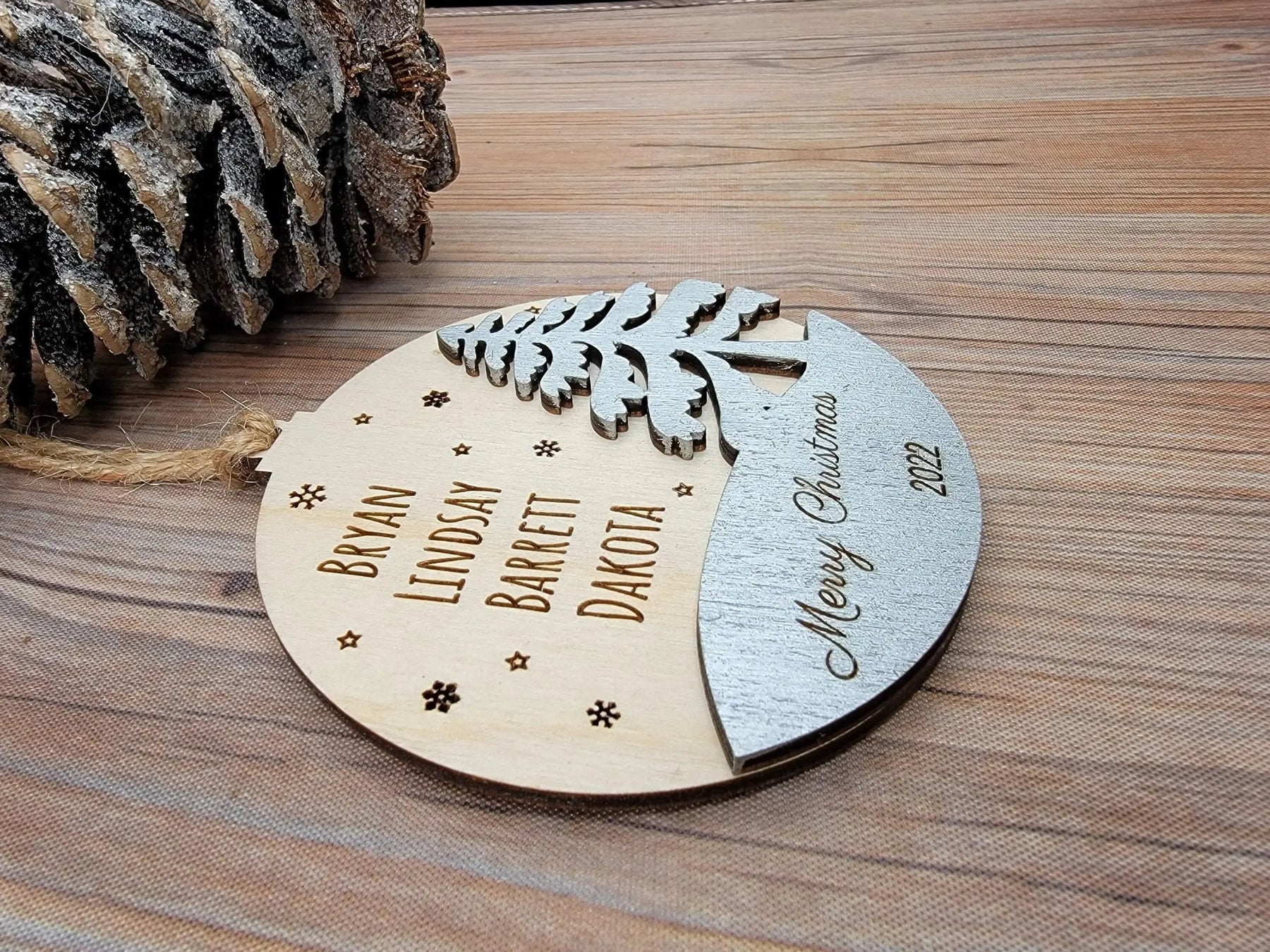 2025 Family Ornament Winter Edition by EverLee Creations, Southern home decor detail photo 4