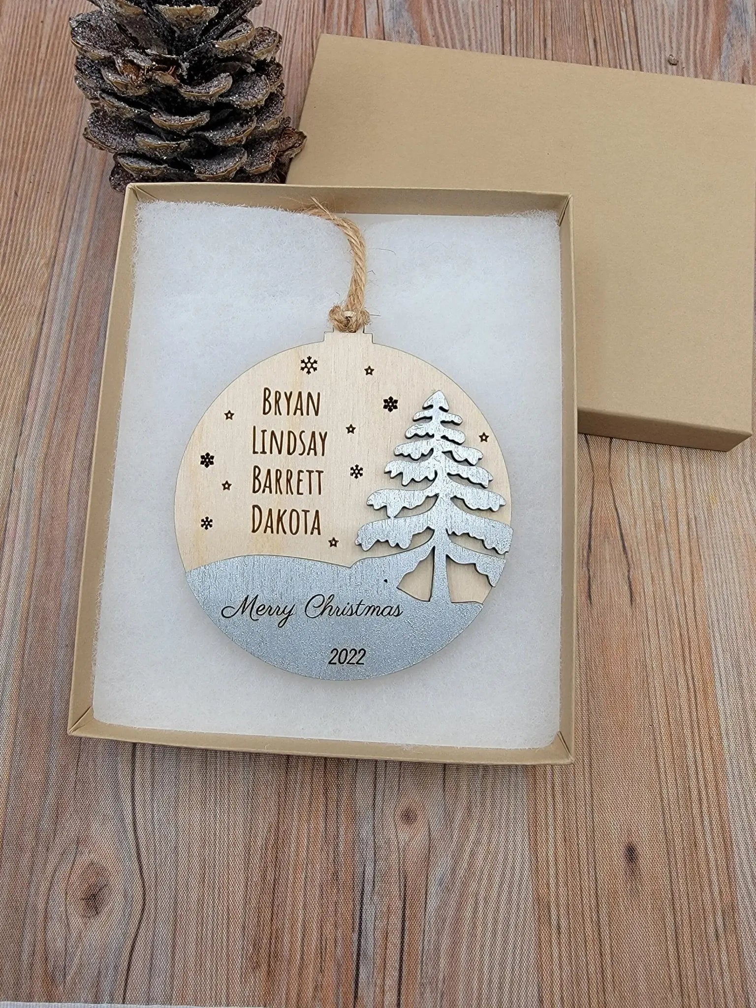 2025 Family Ornament Winter Edition by EverLee Creations, Southern home decor detail photo 5
