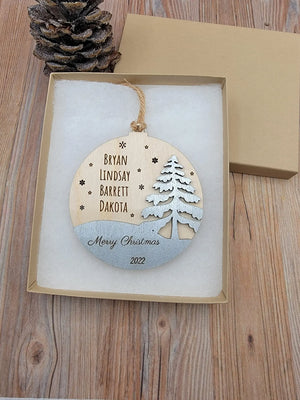 2025 Family Ornament Winter Edition by EverLee Creations, Southern home decor detail photo 5