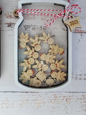 2025 Personalized Gingerbread Family Ornament EverLee Creations
