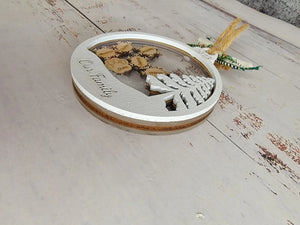 2025 Personalized Snow Globe Family Ornament by EverLee Creations, Southern home decor detail photo 3