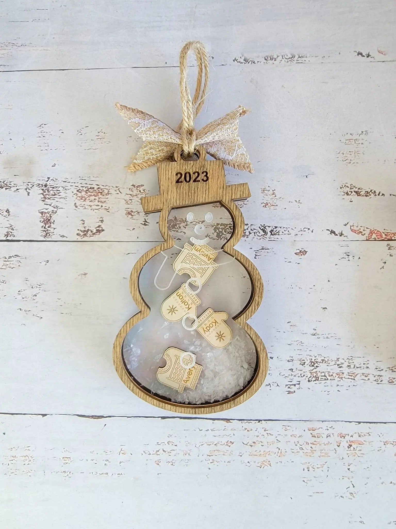 2025 Snowman Family Ornament EverLee Creations