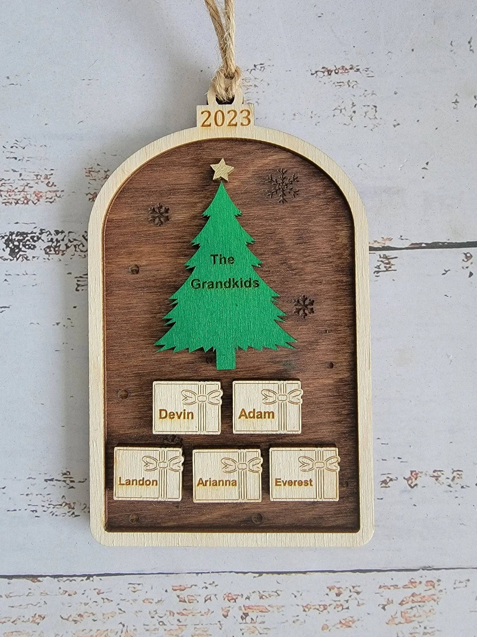 2025 Tree Family Christmas Ornamenet EverLee Creations