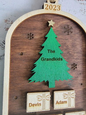 2025 Tree Family Christmas Ornamenet EverLee Creations