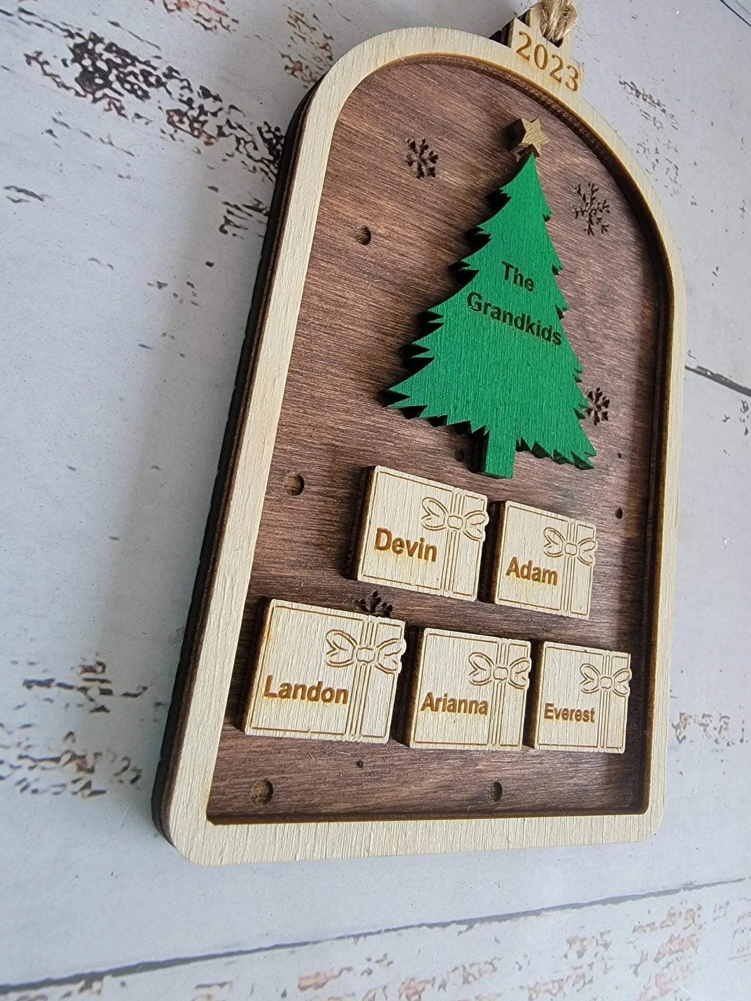 2025 Tree Family Christmas Ornamenet EverLee Creations