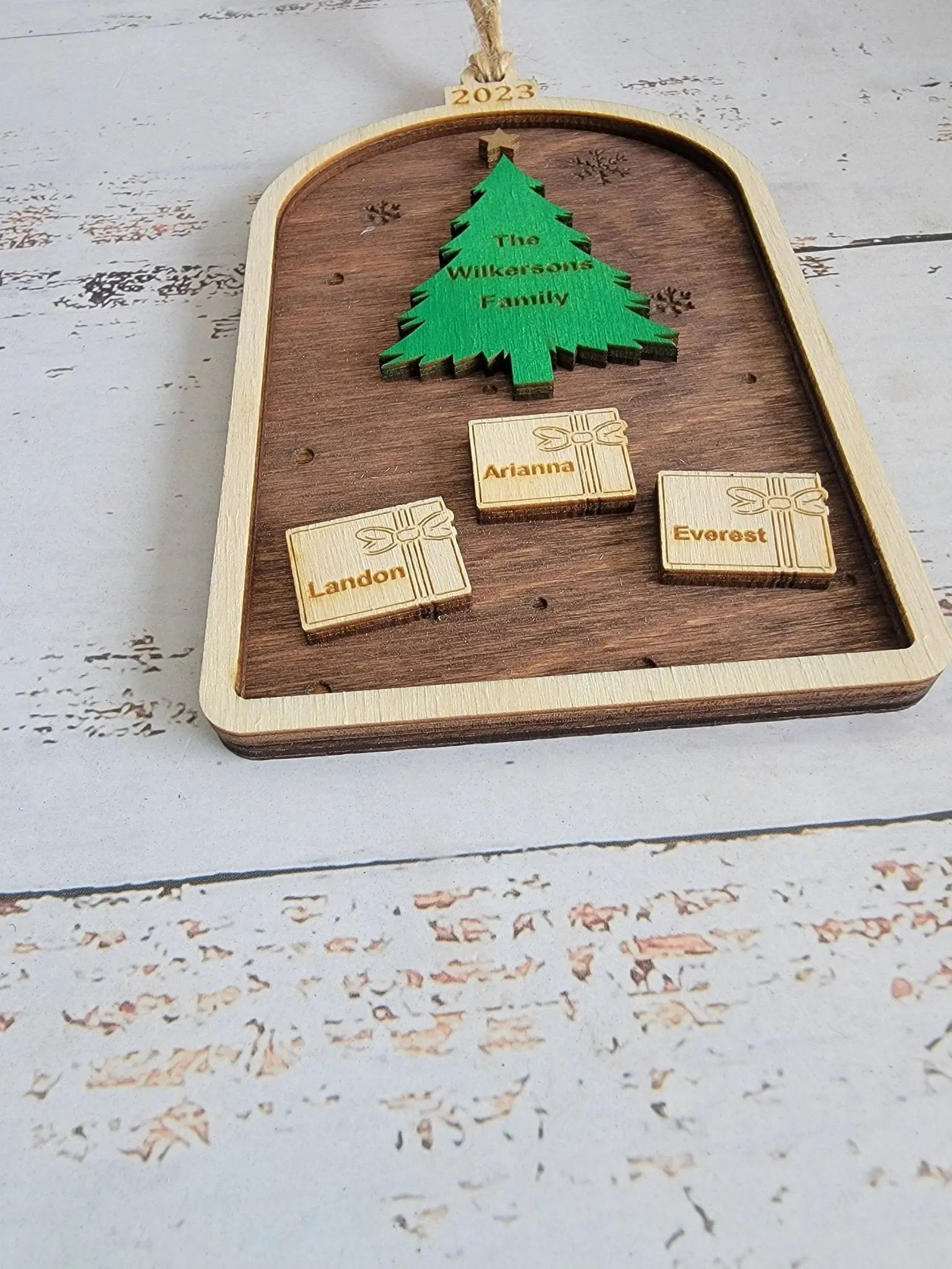 2025 Tree Family Christmas Ornamenet EverLee Creations
