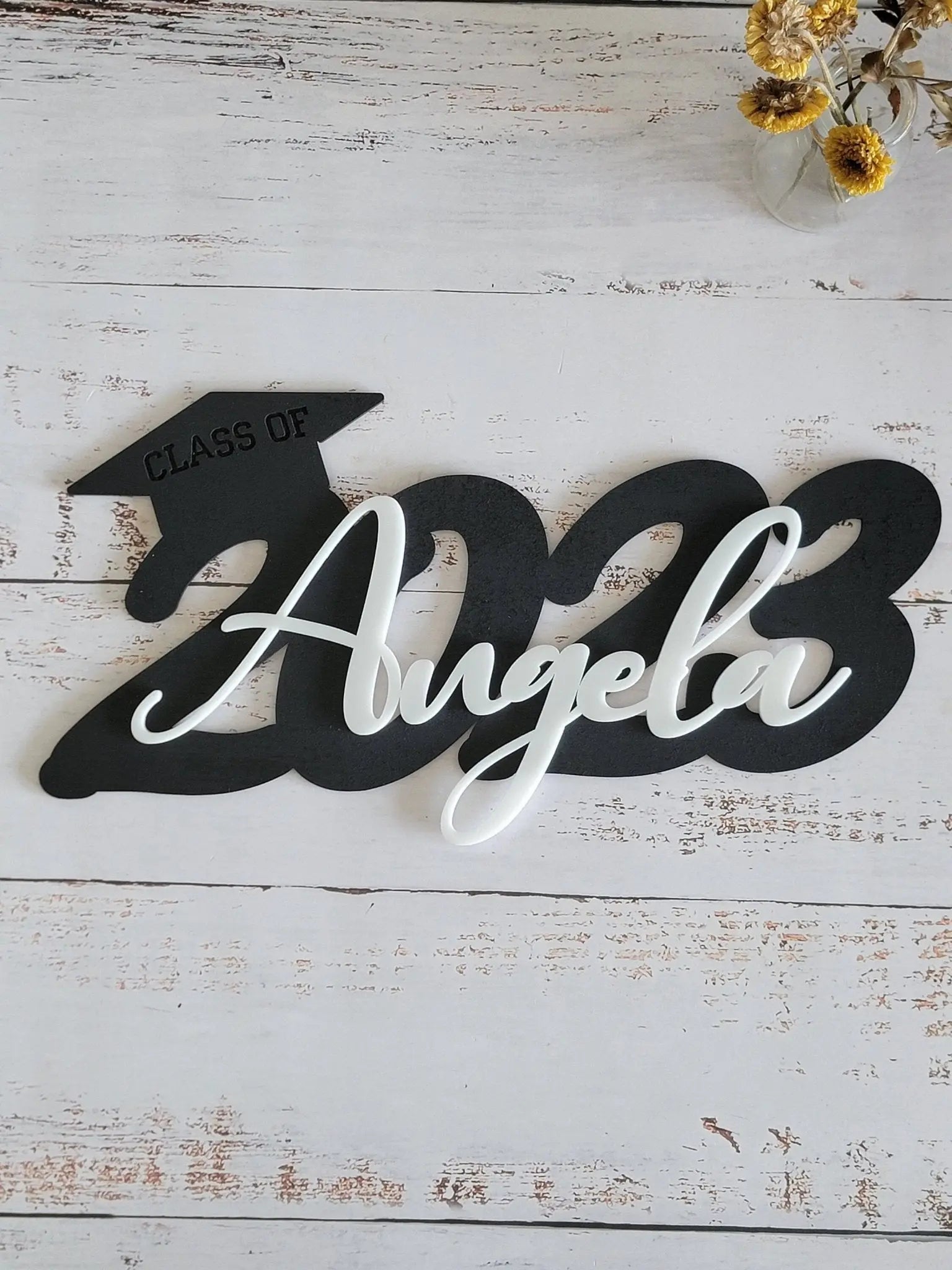 2026 Graduation Cap Wood Sign EverLee Creations