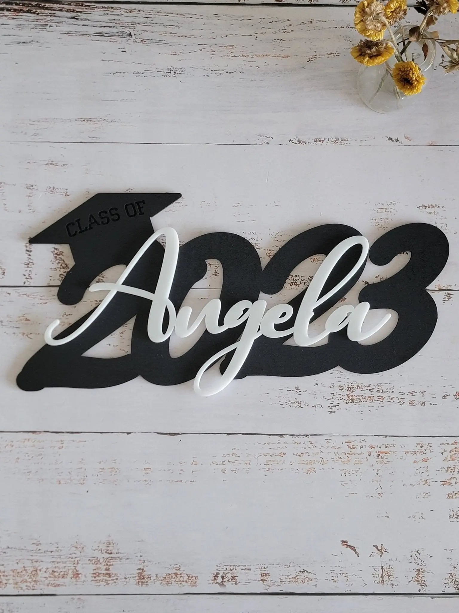 2026 Graduation Cap Wood Sign EverLee Creations