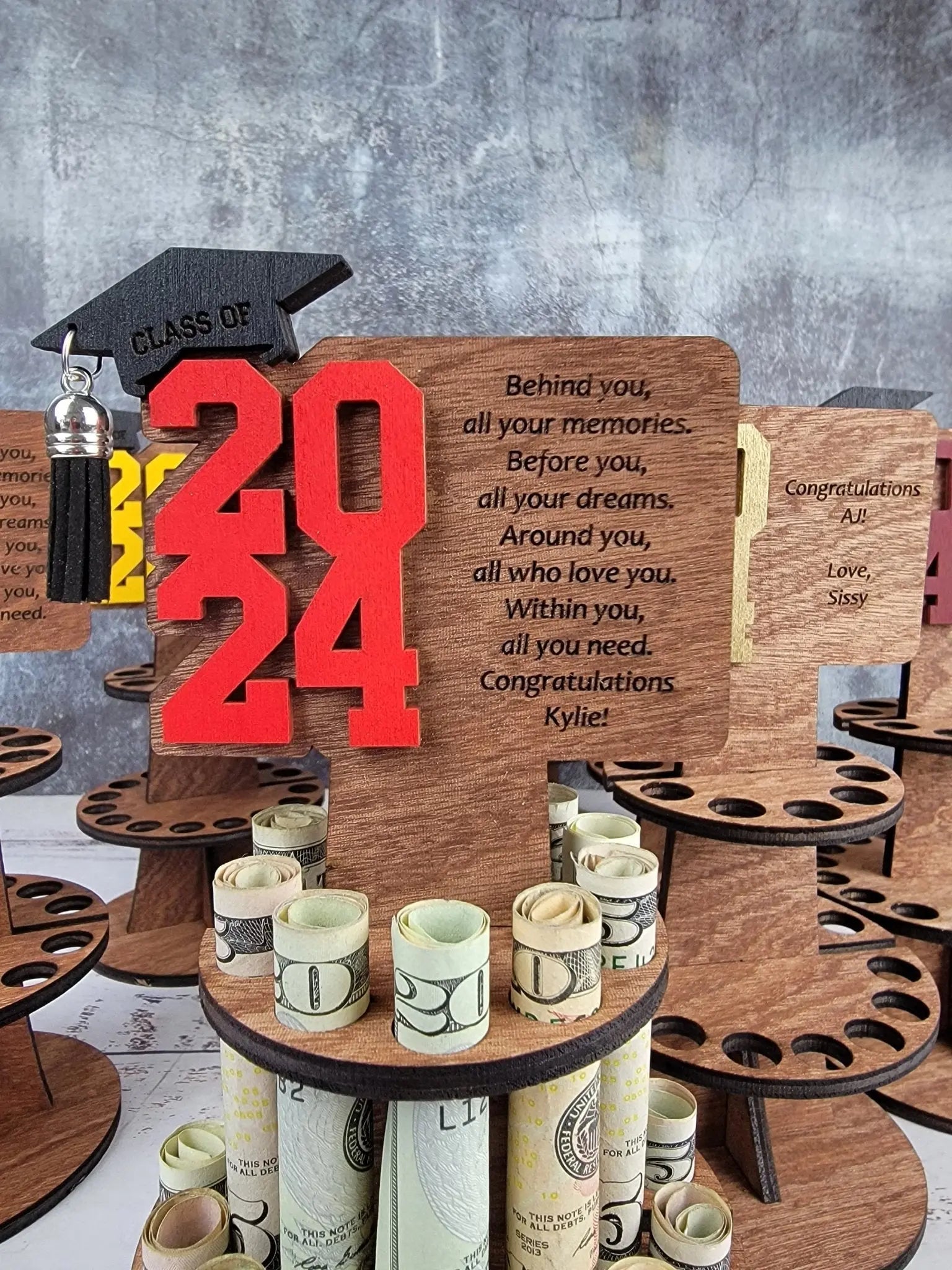 2026 Personalized Graduation Gift Money Holder EverLee Creations