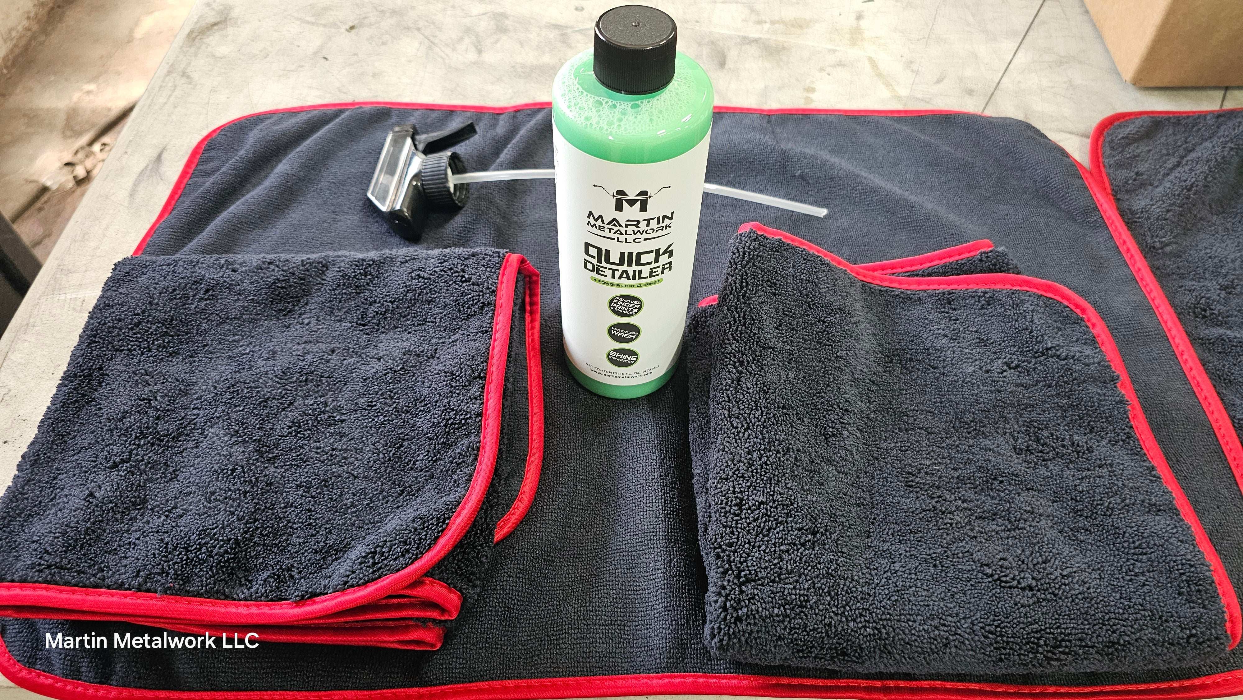 Waterless Quick Detailer & Powder Coat Cleaner Bundle