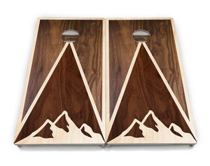 Stain Look Mountain Cornhole Boards – Tournament Series