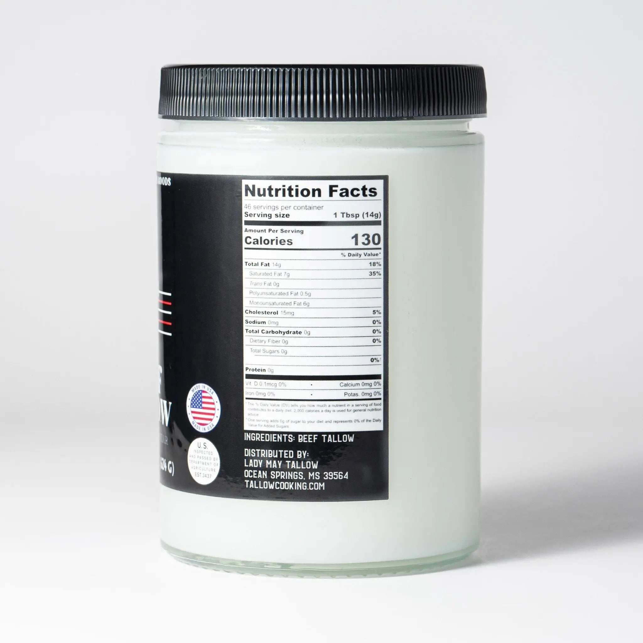 22oz Premium Grass-Fed Beef Tallow | Restaurant-Proven Cooking Fat | Seed Oil-Free The Lady May