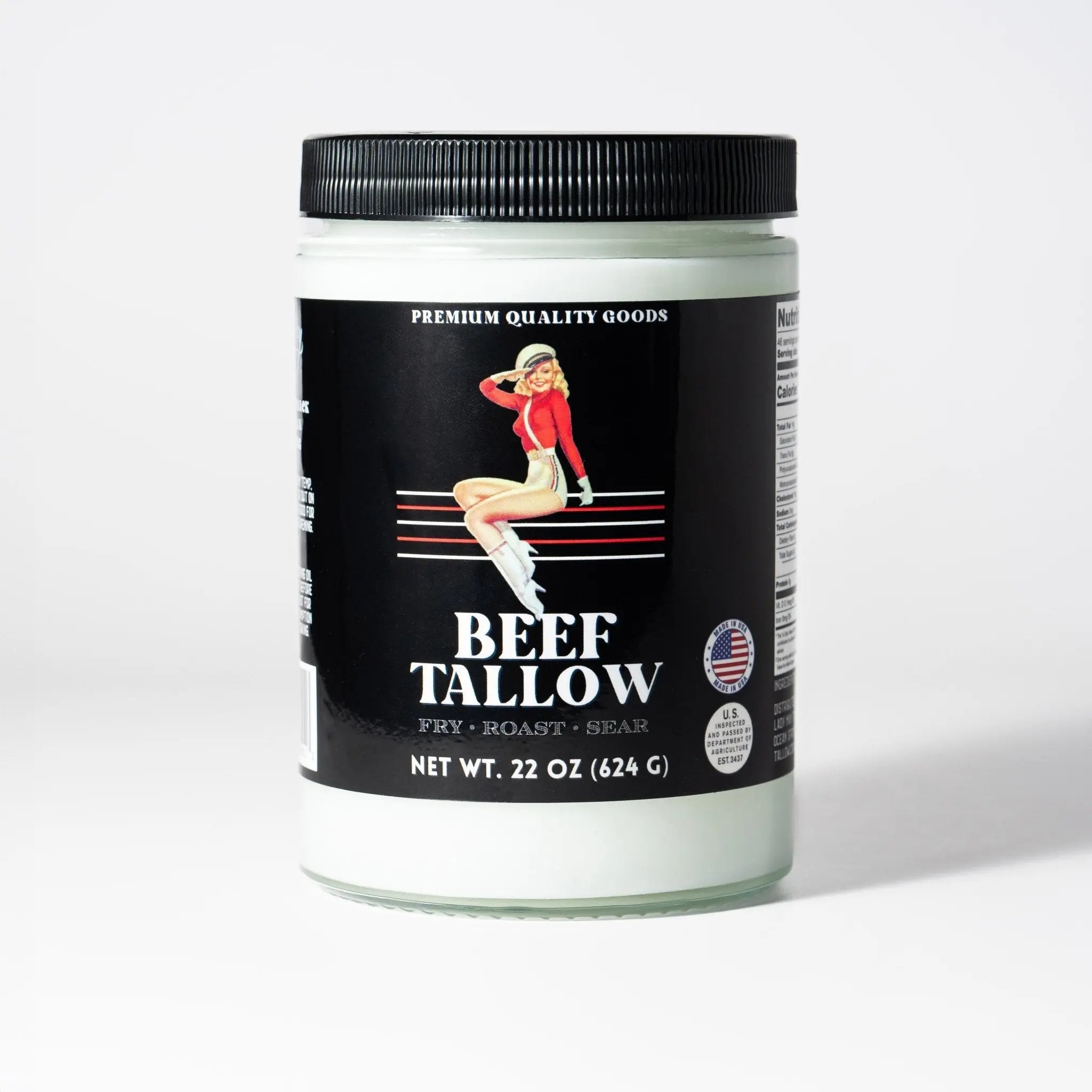 22oz Premium Grass-Fed Beef Tallow | Restaurant-Proven Cooking Fat | Seed Oil-Free The Lady May