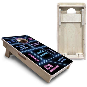 Drinking Game - Mini Cornhole Board Set (12" x 24") with 8 Mini Bags by Cornhole Solutions, custom cornhole board detail photo 3
