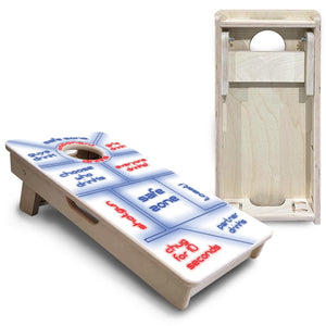 Drinking Game - Mini Cornhole Board Set (12" x 24") with 8 Mini Bags by Cornhole Solutions, custom cornhole board detail photo 5