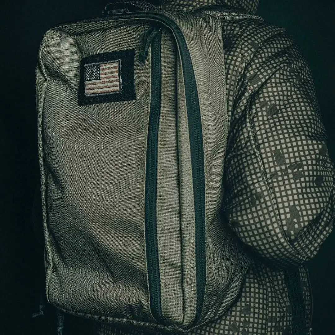 24 Hour Backpack by Recycled Firefighter, handmade leather goods detail photo 9