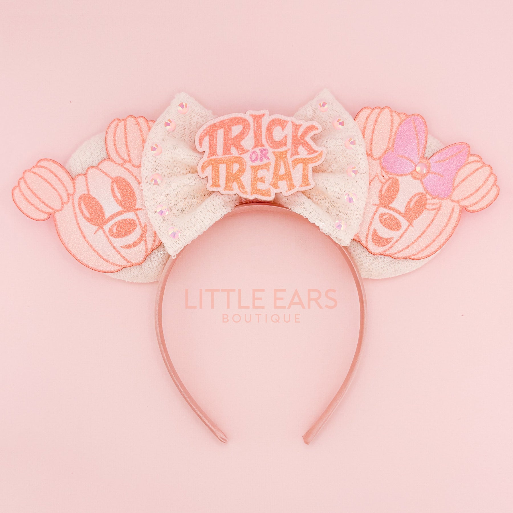 Pastel Pumpkins Halloween Ears by Little Ears Boutique, travel planning service main product photo