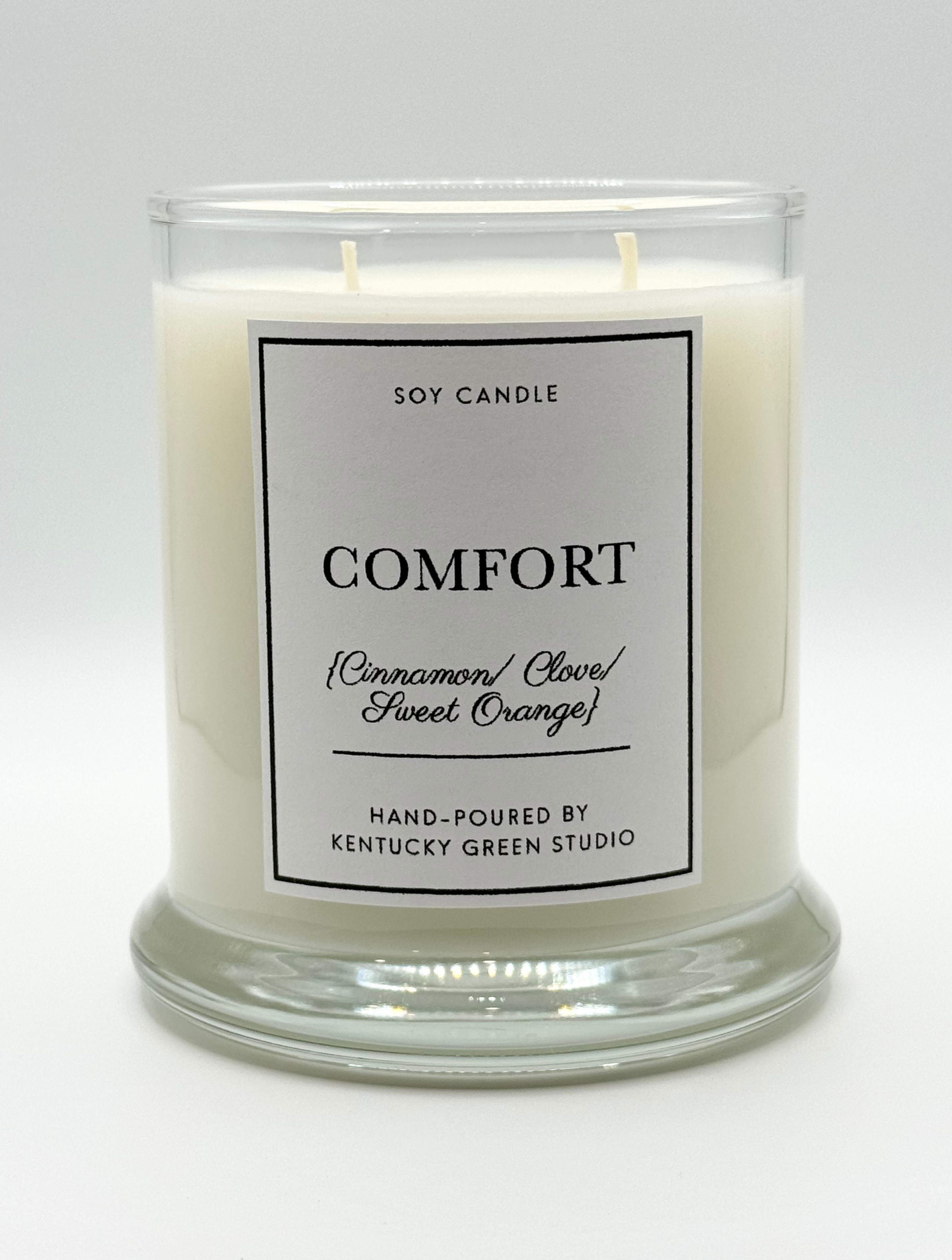 Comfort Soy Candle by Kentucky Green Studio, scented candle main product photo