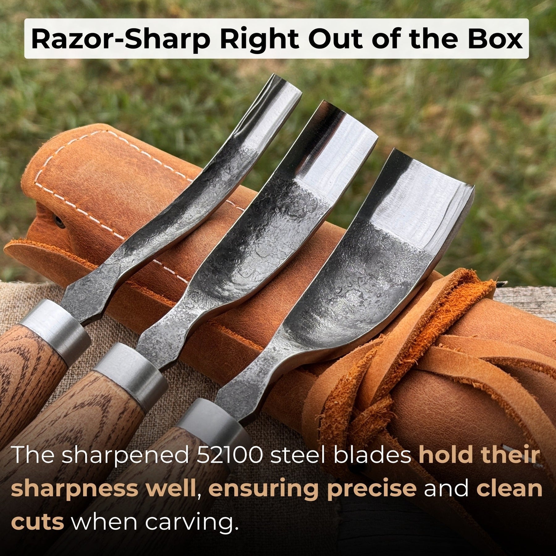 3-Piece Bent Gouge Set