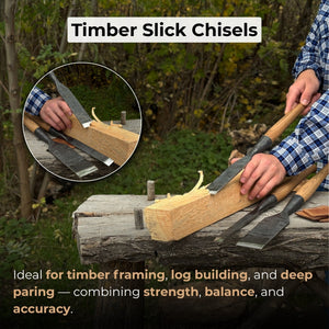3-Piece Carpenters Slick Chisel Set