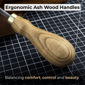 3-Piece Leather Edge Skiver Set