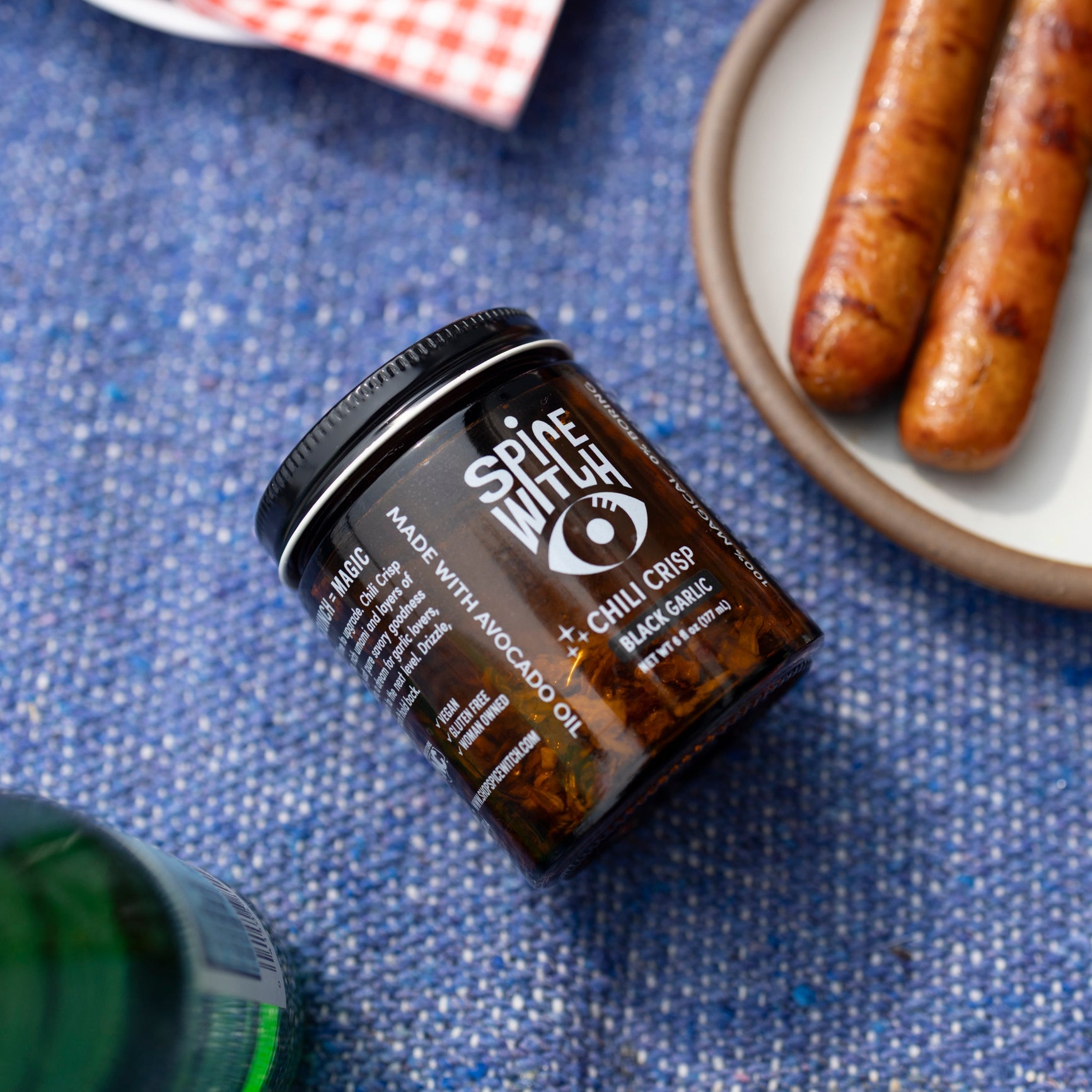 Chili Crisp Black Garlic Flavor- Avocado Oil, Savory Depth, Umami Crunch by Spice Witch, Southern food gift detail photo 9