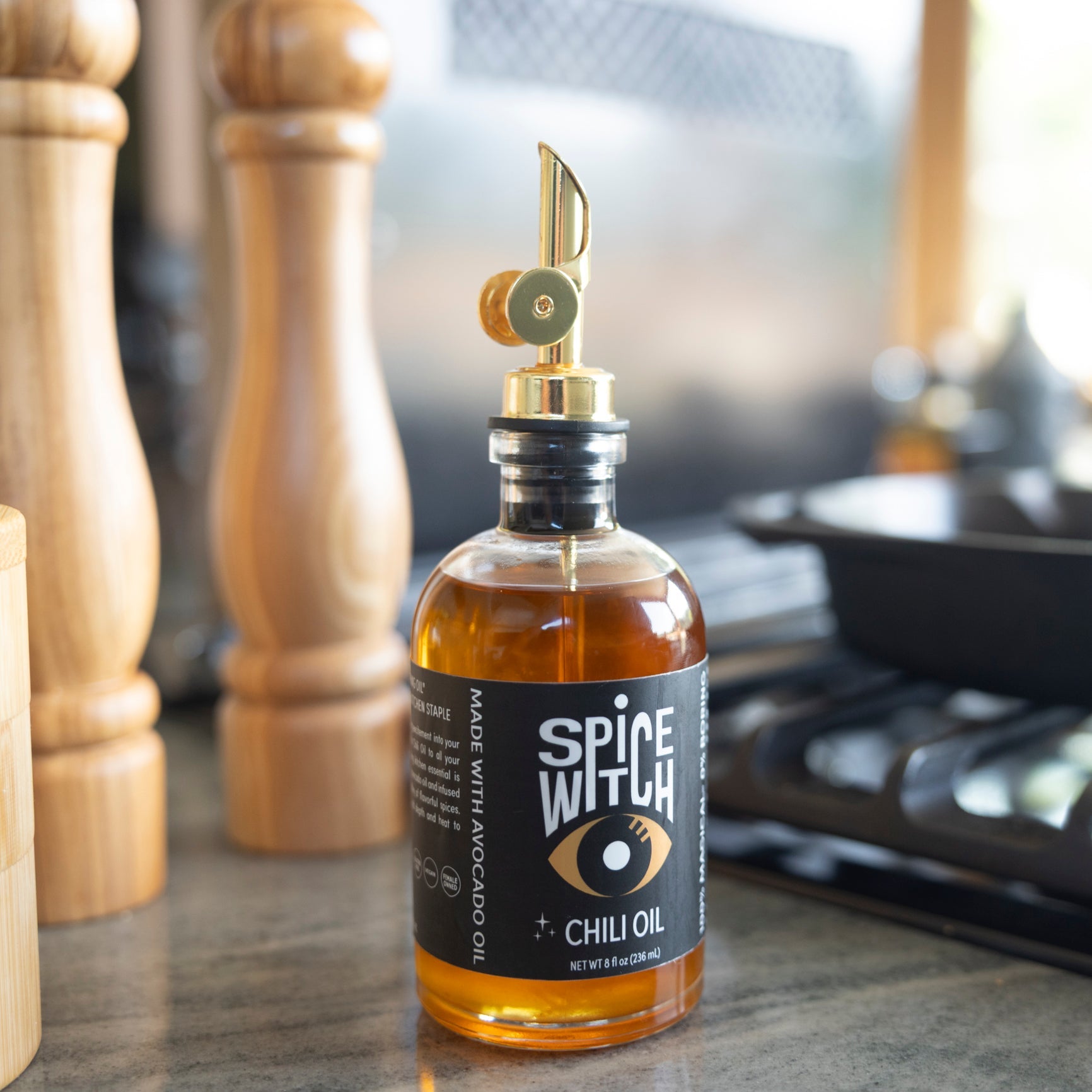 Chili Oil- Spicy Cooking Oil by Spice Witch, natural skincare main product photo