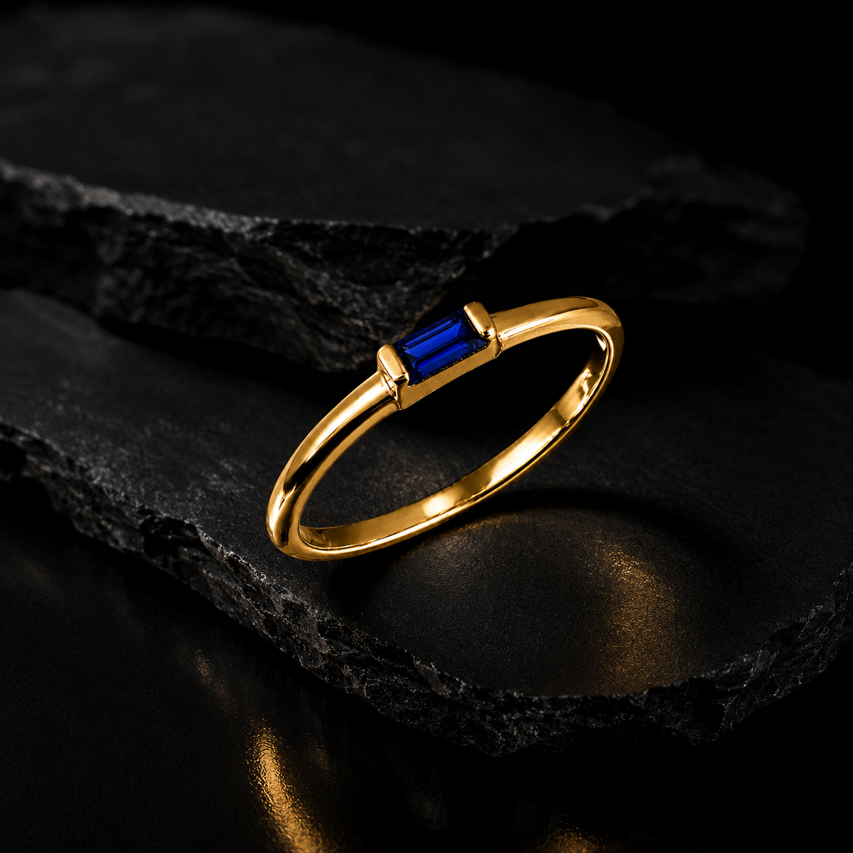 Faye Ring | Genuine Blue Sapphire by Ke Bella, additional product image 5