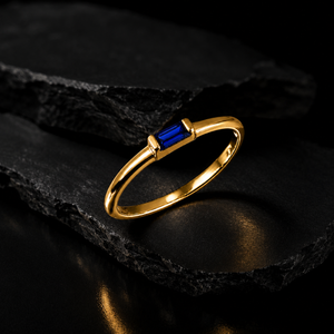 Faye Ring | Genuine Blue Sapphire by Ke Bella, additional product image 5