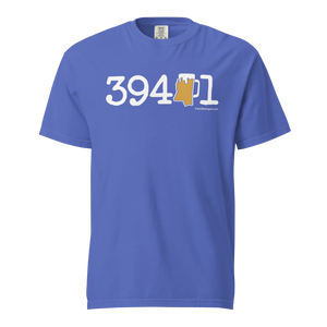 39401 Hattiesburg, Mississippi Zip Code Beer Mug Tee - COMFORT COLORS BRAND TEE Drink Beer Gear
