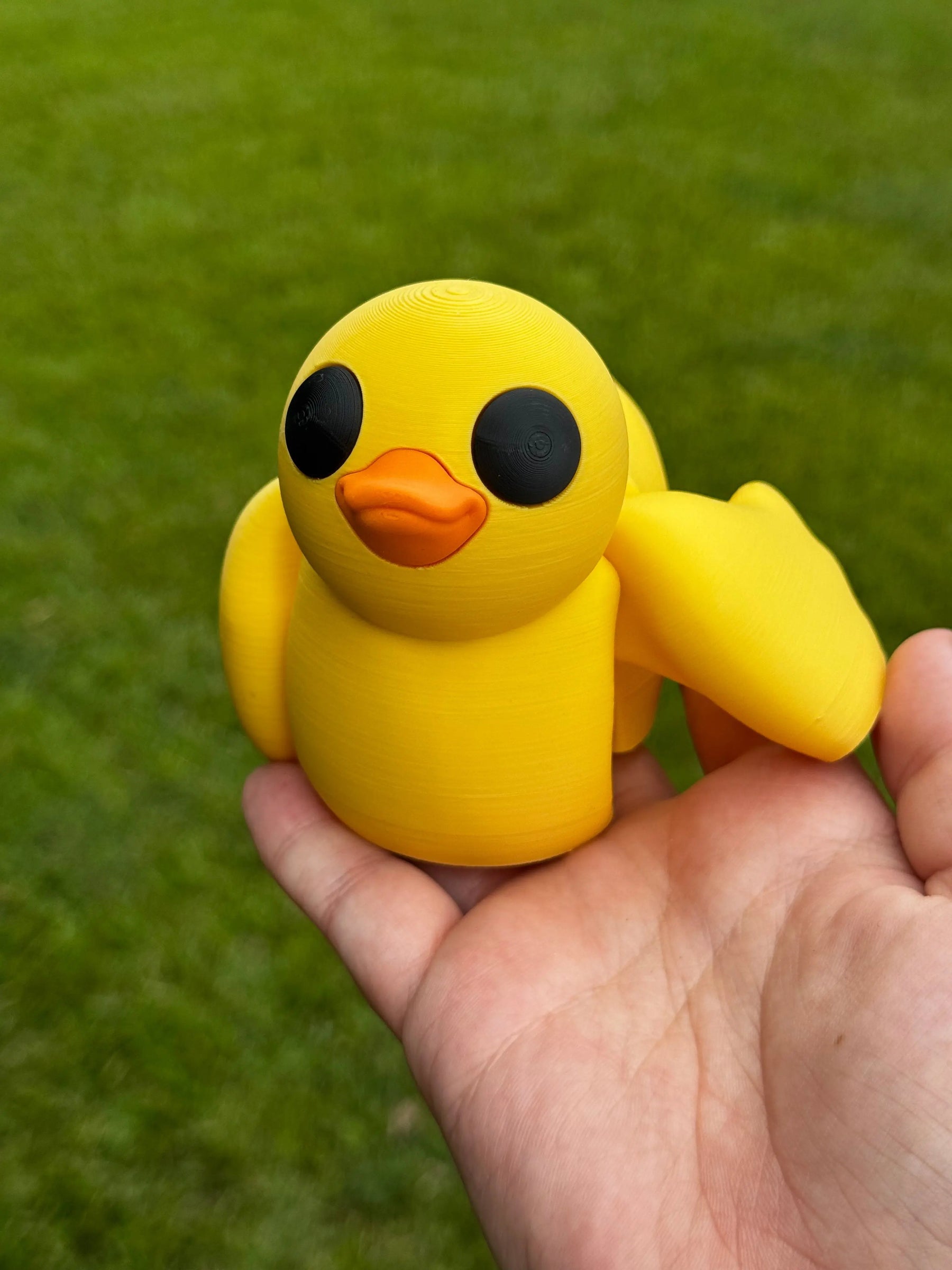 Duck 3D Printed Fidget Toy | Large Made-to-Order Sensory Toy by Mushroom Lady Co, paper gift detail photo 3