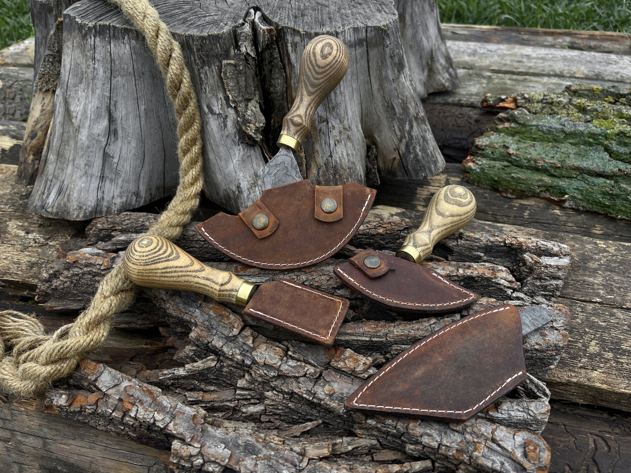 4-Piece Leatherworking Tool Set