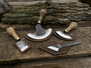 4-Piece Leatherworking Tool Set