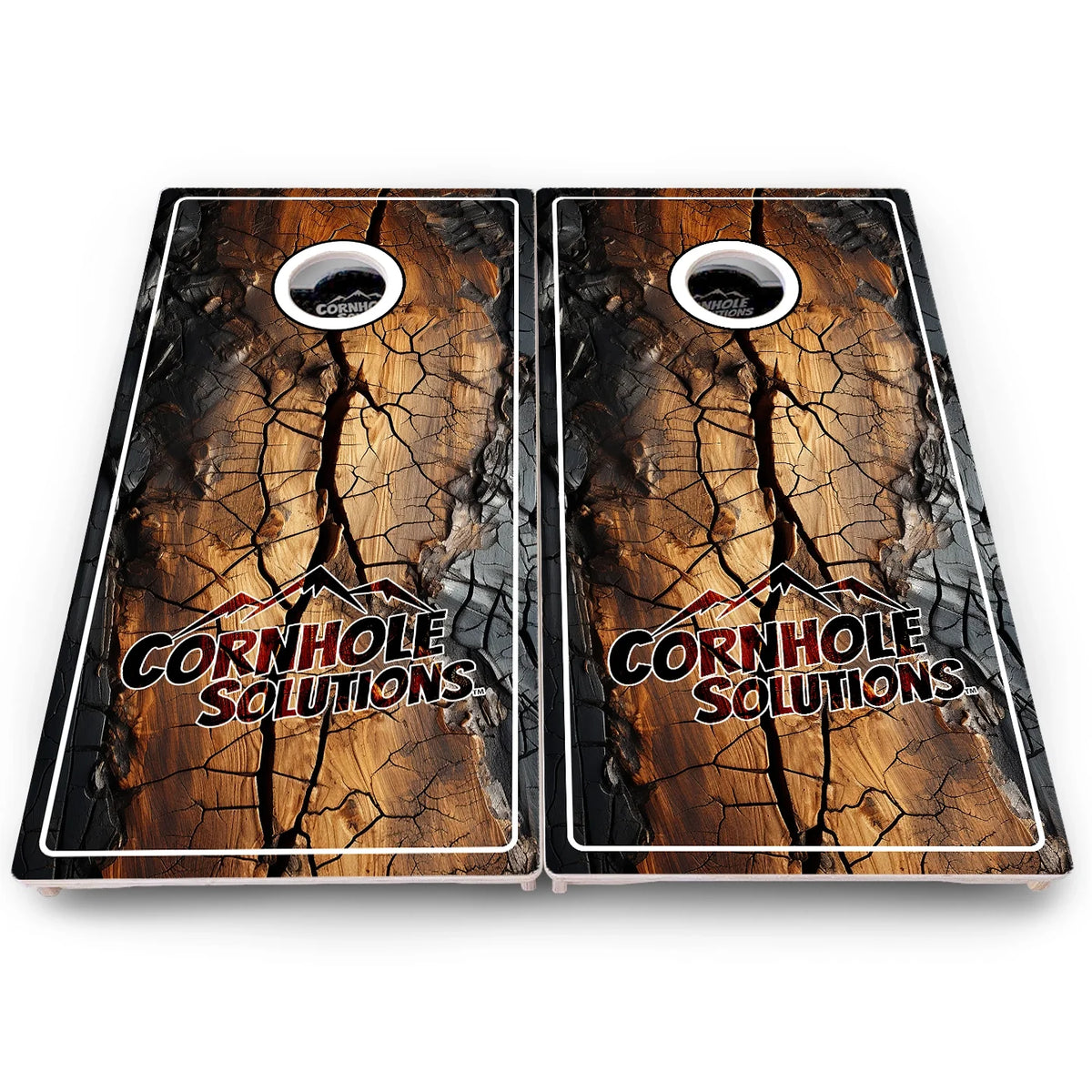 Distressed Live Edge Cornhole Boards – Pro Lite or Pro Elite