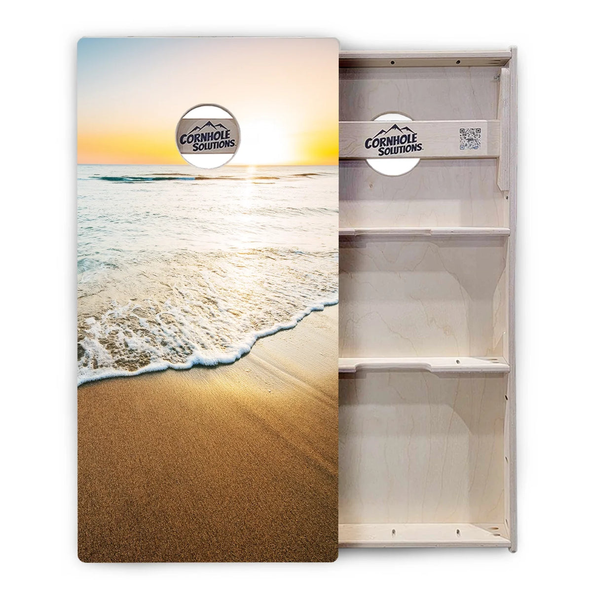 Ocean Sunset Cornhole Boards – Tournament Series