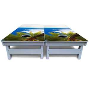 Palm Paradise Cornhole Boards - All Weather Series