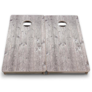 Grey Driftwood - Mini or Vacation Size Cornhole Boards by Cornhole Solutions, custom cornhole board detail photo 7