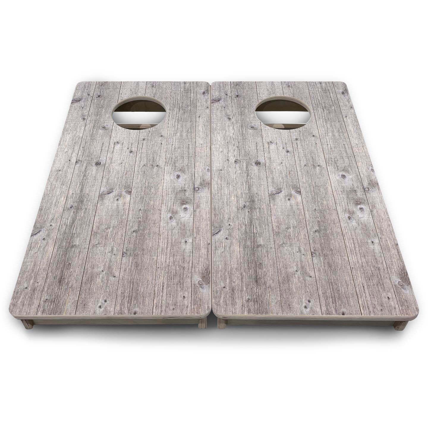 Grey Driftwood - Mini or Vacation Size Cornhole Boards by Cornhole Solutions, custom cornhole board detail photo 9