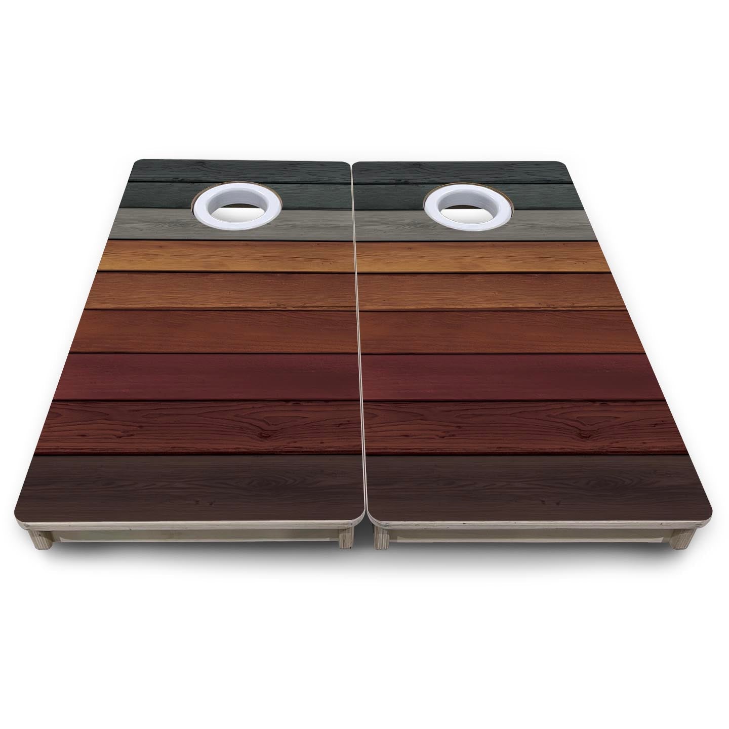 Smoked Timber - Mini or Vacation Size Cornhole Boards by Cornhole Solutions, custom cornhole board detail photo 8