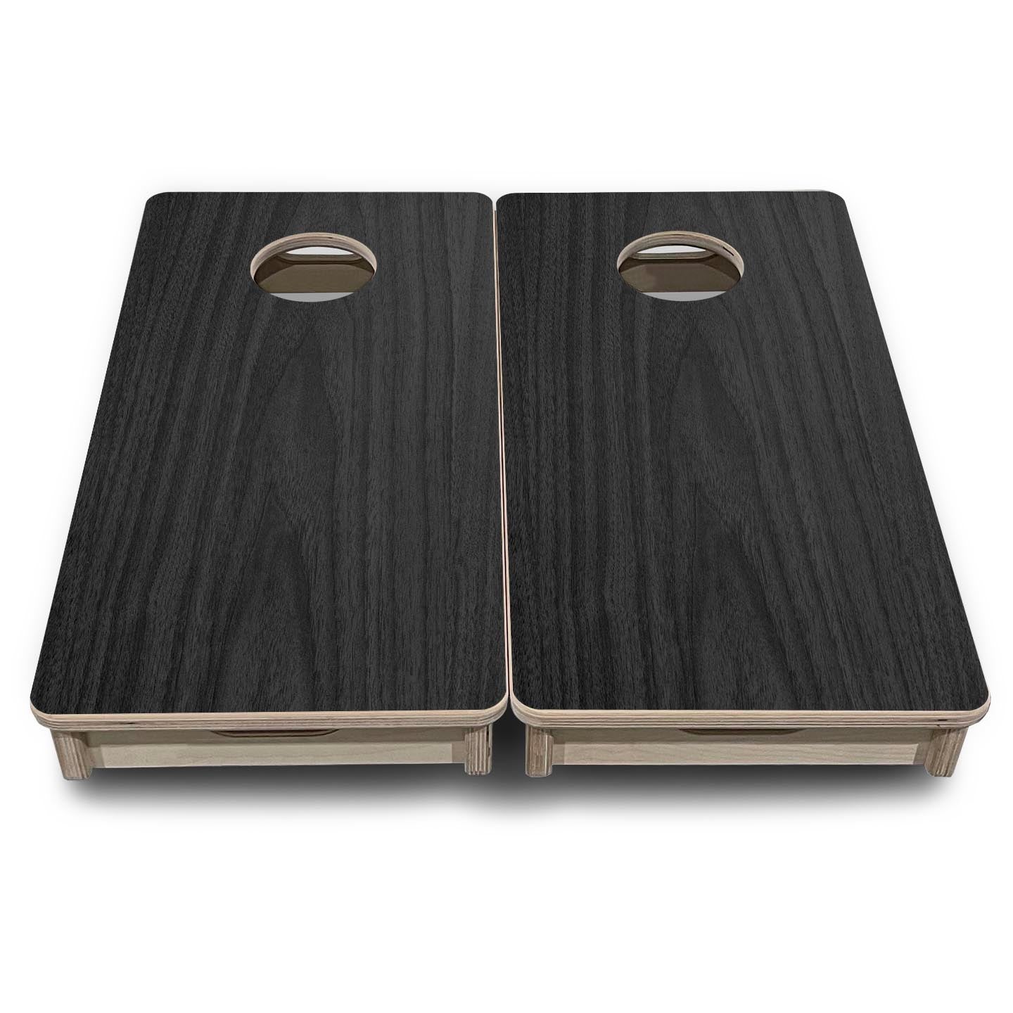 Dark Grey Wood - Mini or Vacation Size Cornhole Boards Cornhole Solutions