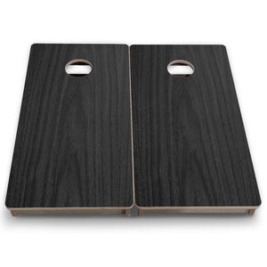 Dark Grey Wood - Mini or Vacation Size Cornhole Boards by Cornhole Solutions, custom cornhole board detail photo 7
