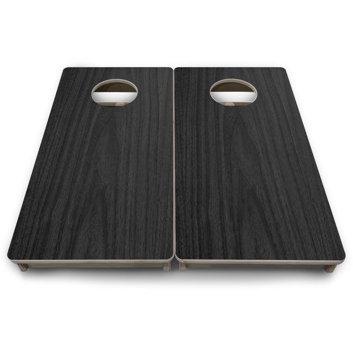 Dark Grey Wood - Mini or Vacation Size Cornhole Boards by Cornhole Solutions, custom cornhole board detail photo 9