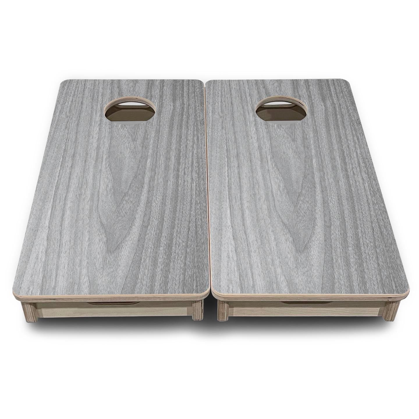 Light Grey Wood - Mini or Vacation Size Cornhole Boards Cornhole Solutions
