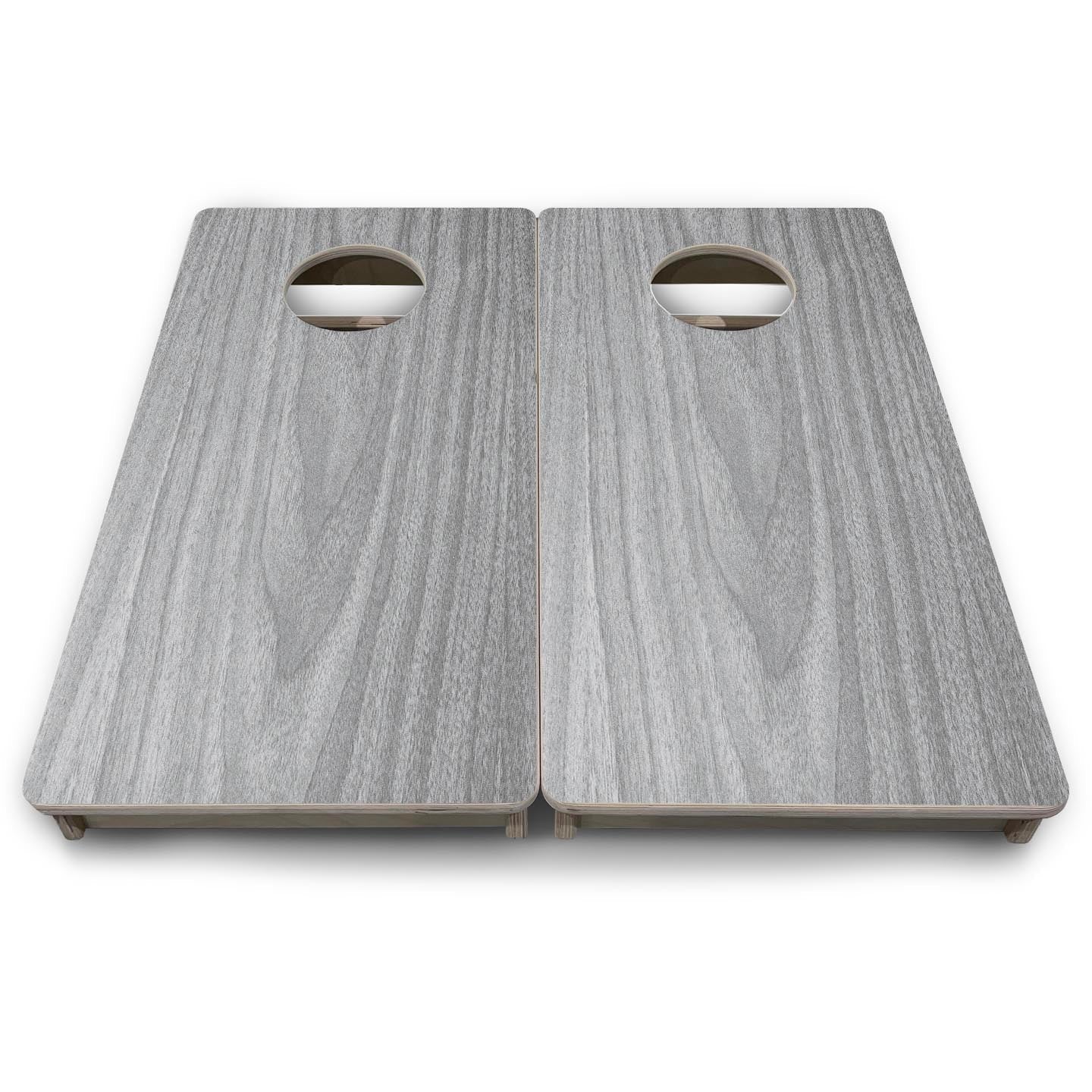Light Grey Wood - Mini or Vacation Size Cornhole Boards by Cornhole Solutions, custom cornhole board detail photo 9