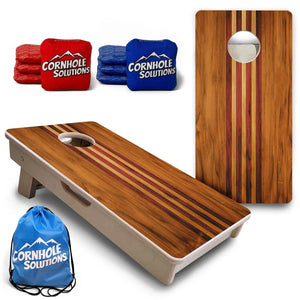 Timberline Stripe - Mini or Vacation Size Cornhole Boards Cornhole Solutions