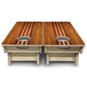 Timberline Stripe - Mini or Vacation Size Cornhole Boards Cornhole Solutions